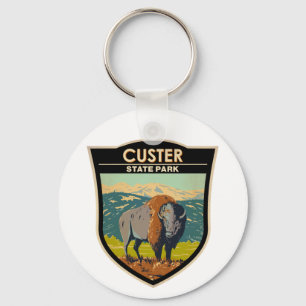 Porte-clés Custer State Park South Dakota American Bison 