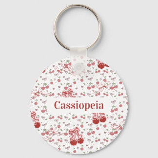 Porte-clés Custom Cherry & Bows Keychain