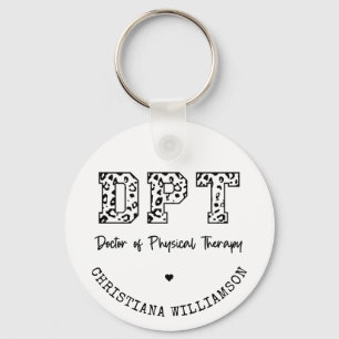 Porte-clés Custom DPT Doctor of Physical Therapy Gifts