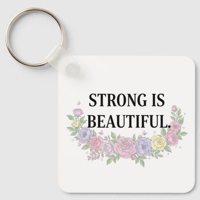 Porte-clés Custom Motivational Keychain (Recto)