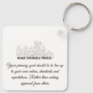 Porte-clés Custom Motivational Keychain