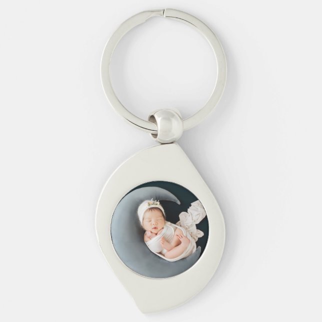 Porte-clés Custom photo keepsake precious baby (Devant)