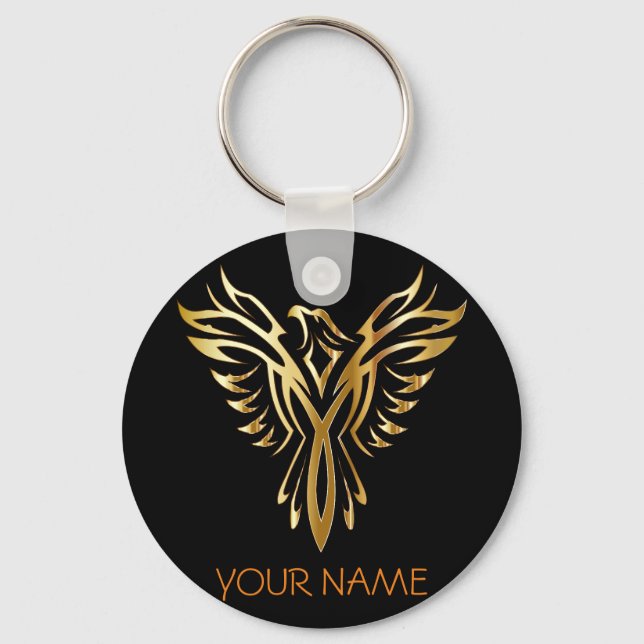 Porte-clés Customisez votre nom phoenix Porte - clé (Recto)