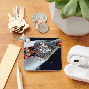 Porte-clés Cutaway Un Appareil Spacecraft Gemini À Deux Perso