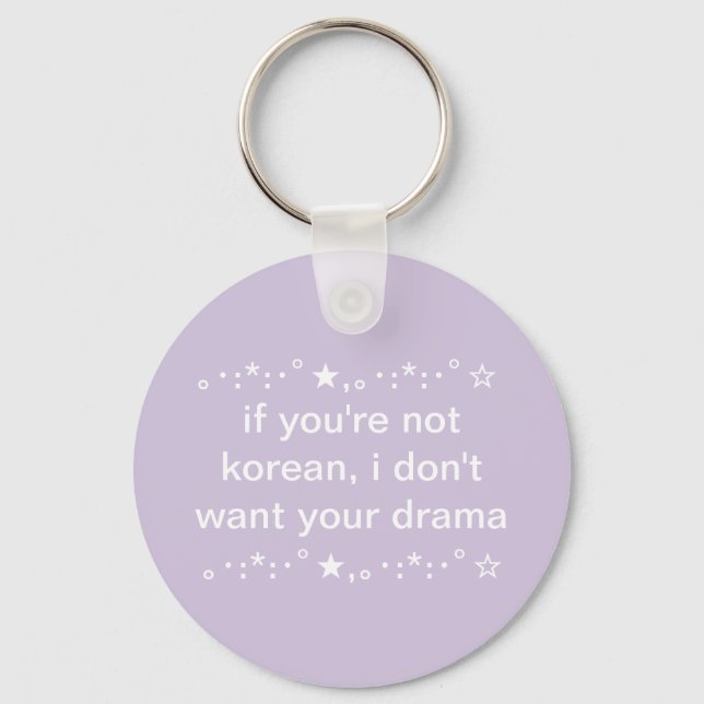 Porte-clés Cute Ado esthétique Kpop & Kdrama (Recto)