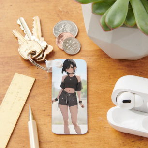 Porte-clés Cute Anime Girl Style urbain