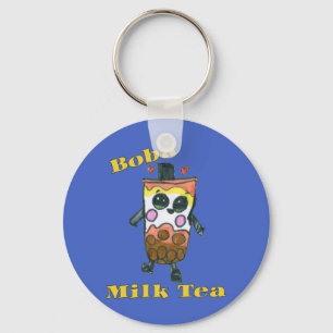 Porte-clés Cute Boba Milk Tea Kids (Taiwan Bubble Milk Tea)