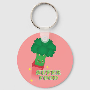 Porte-clés Cute Broccoli Vegetable, Super food