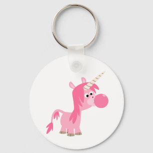 Porte-clés Cute Cartoon Bubble Gum Unicorn Porte - clé