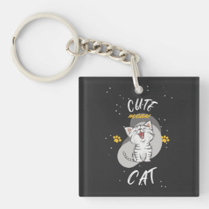 Porte-clés CUTE CAT Porte - clé acrylique