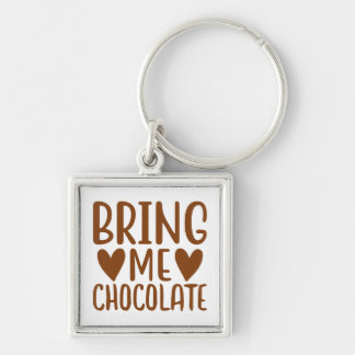 Porte-clés Cute Chocoholic Foodie Cadeau Bonbon Drôle Chocola