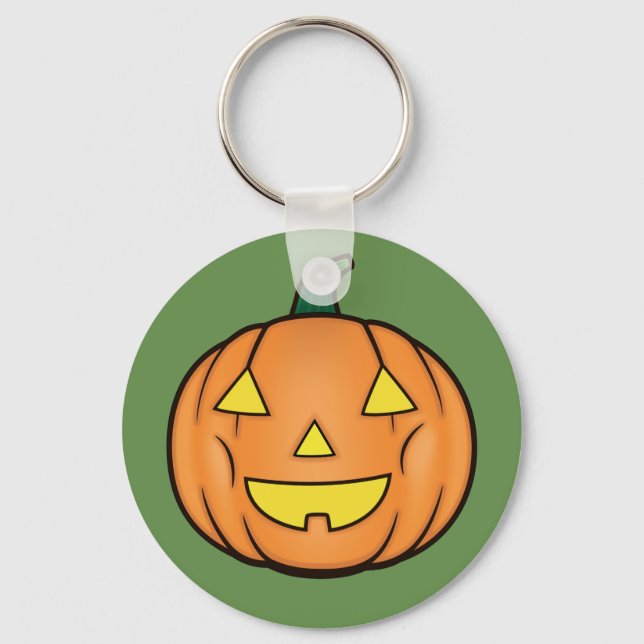 Porte-clés Cute Citrouille Halloween (Recto)