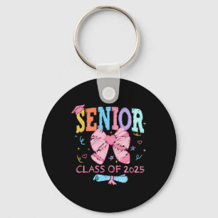 Porte-clés Cute Coquette Bow Senior 2025 Cl De 2025 Graduatio