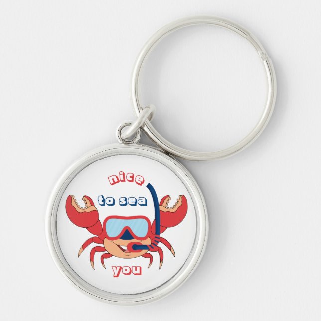 Porte-clés Cute Crab (Devant)