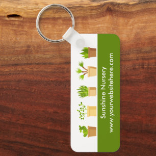 Porte-clés Cute Custom Green Plante jardinage