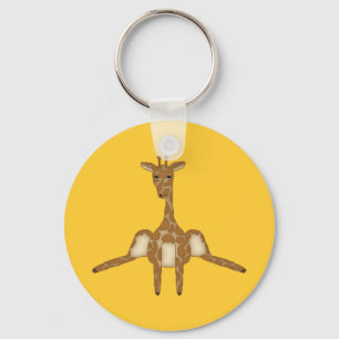 Porte-clés Cute Giraffe Porte - clé