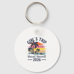 Porte-clés Cute Kauai Hawaii Voyage sur la Plage Vintage