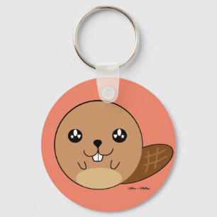 Porte-clés Cute Kawaii Beaver Animal