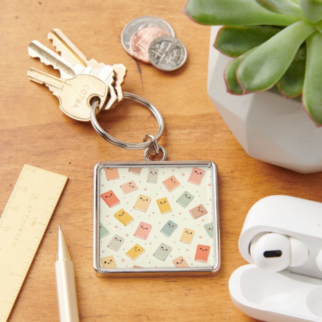 Porte-clés Cute Kawaii Porte - clé de livres (Bureau)