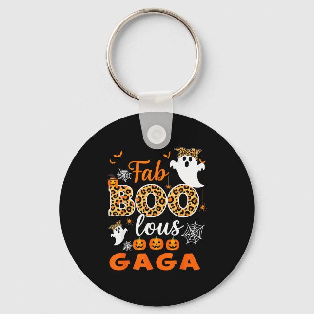 Porte-clés Cute Leopard Fab Boo Lous Gaga Soky Halloween Cost (Recto)