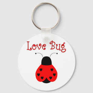 Porte-clés Cute Love Bug Heart Ladybug Porte - clé