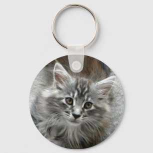 Porte-clés Cute Maine Coon porte - clé chaton