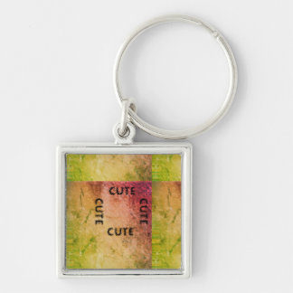 Porte-clés CUTE_ NOIR ET LUMIÈRE ( Jaune rouge vert )