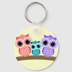 Porte-clés cute owls