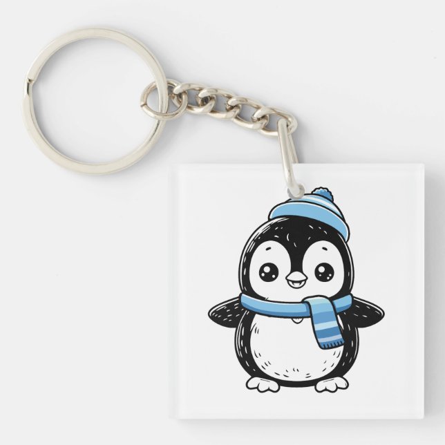 Porte-clés cute penguin Key Chains  (Devant)