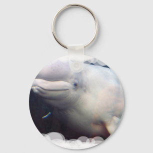 Porte-clés Cute Porte - clé de baleines Beluga