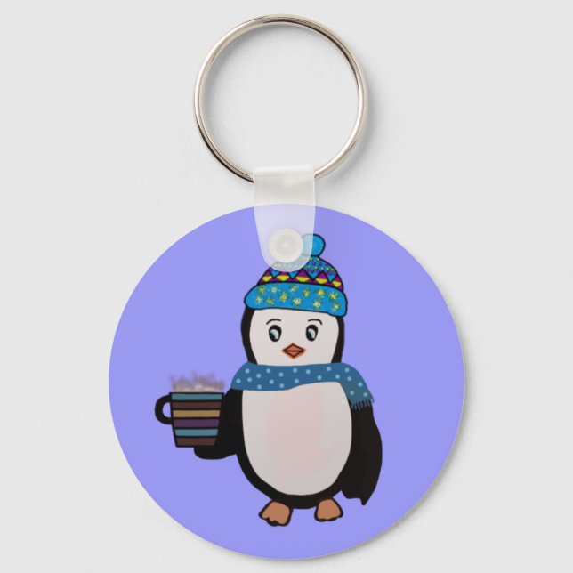 Porte-clés Cute Porte - clé Penguin (Recto)