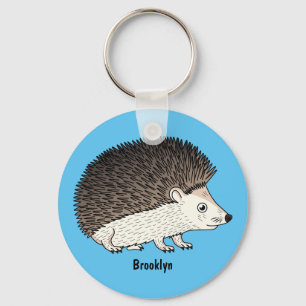 Porte-clés Cute prickly hedgehog cartoon