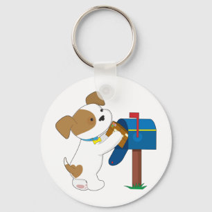 Porte-clés Cute Puppy Mail
