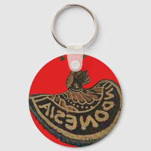 Porte-clés Cute Retro vecteur Vintage Indonésie Hakuna Matata