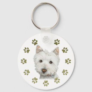 Porte-clés Cute Westie