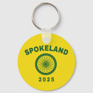 Porte-clés Cycliste californien Spokeland Oakland
