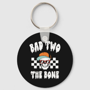 Porte-clés D Deux Le Bone Funny 2e Anniversaire Halloween Ske