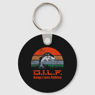 Porte-clés D.i.l.f. - Bon Dieu que j'aime la pêche _ Drôle de