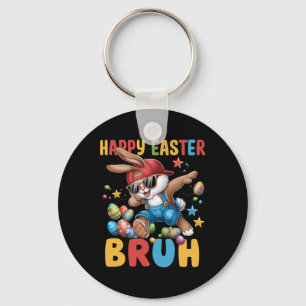 Porte-clés Dabbing Bunny Pâques Bruh mème drôle Dire Ados