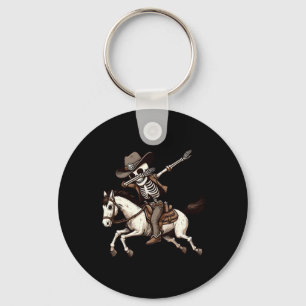 Porte-clés Dabbing Skeleton Cowboy Costume d'Halloween Enfant