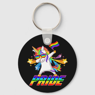 Porte-clés Dabbing Unicorn Lgbt Gay pride