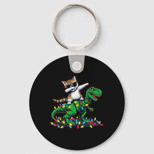 Porte-clés Dabing Chat Aegean Sur Les Lumières De Noël Dinosa