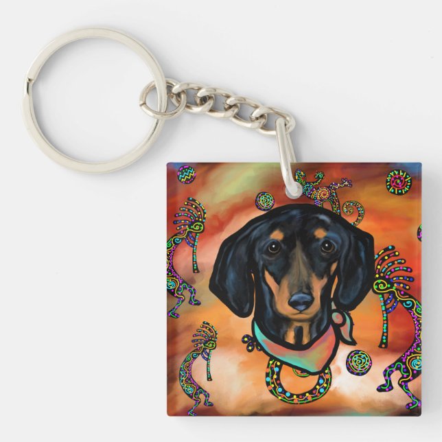 PORTE-CLÉS DACHSHUND (Devant)