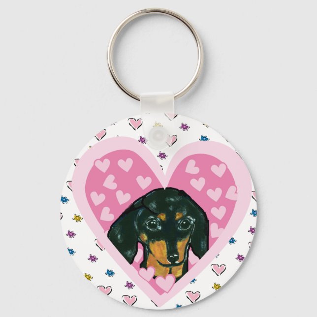 Porte-clés Dachshund (Recto)