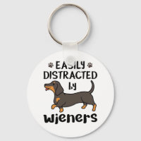 Dachshund Chien facilement distrait par Wieners Cl
