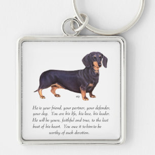Porte-clés Dachshund Keepsake - Male