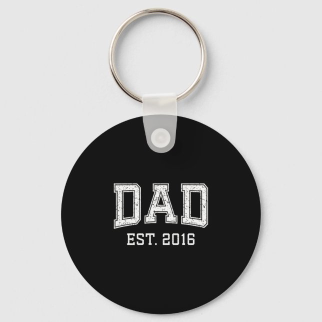 Porte-clés Dad Est 2016 Dad D Fathers Day Ized  (Recto)