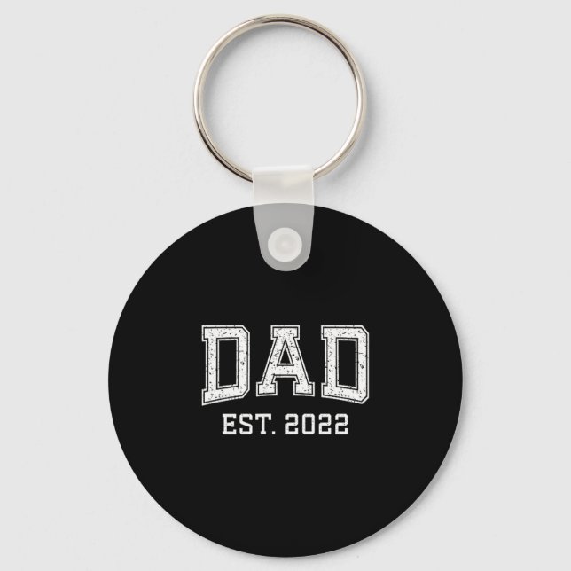 Porte-clés Dad Est 2022 Dad D Fathers Day Ized  (Recto)