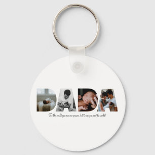 Porte-clés Dada Photo Collage Porte - clé pour Fête des pères