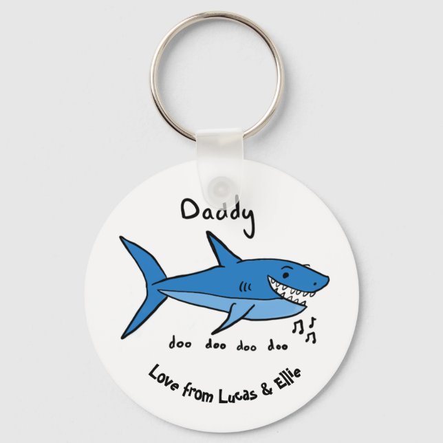 Porte-clés Daddy Shark (Recto)